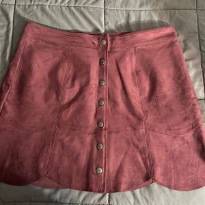 American Eagle Suede Skirt